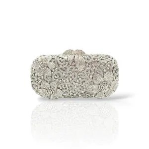 Elegant Floral Bridal Clutch