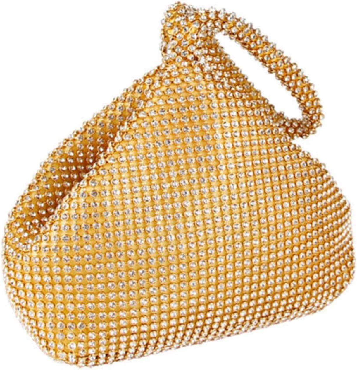 ELEOPTION Women Clutch Purse Women's Evening Bag Clutch Full Rhinestones Wedding Bag,Large