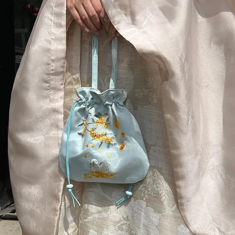 Embroidery Evening Bag Women Handbag Hobo Tote Shoulder Bag Casual Crossbody Bag Gift for Women
