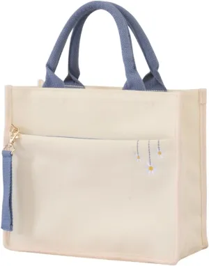 Embroidery style handbag canvas handbag