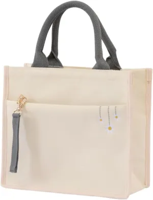 Embroidery style handbag canvas handbag