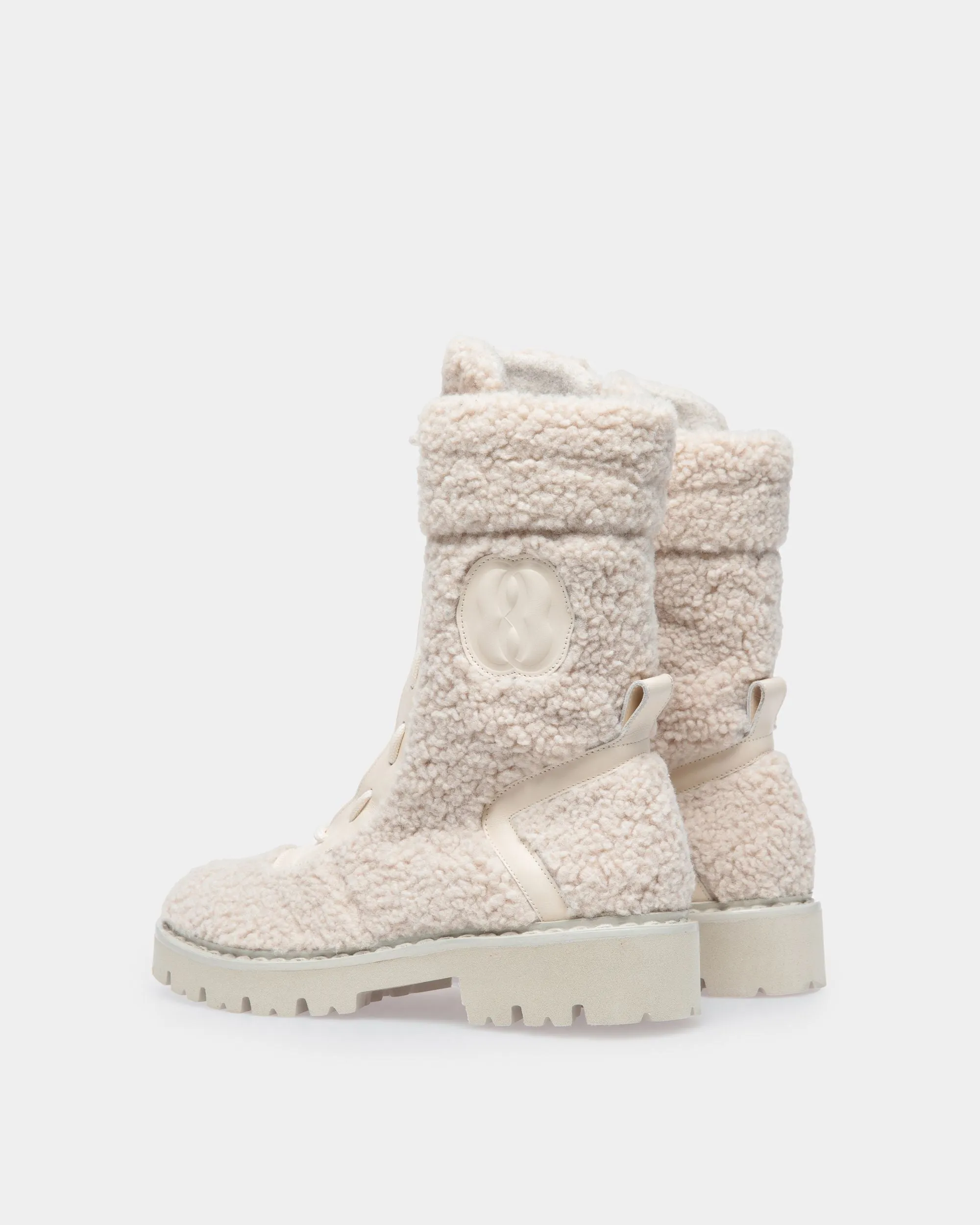 Enga Boots In Bone Leather