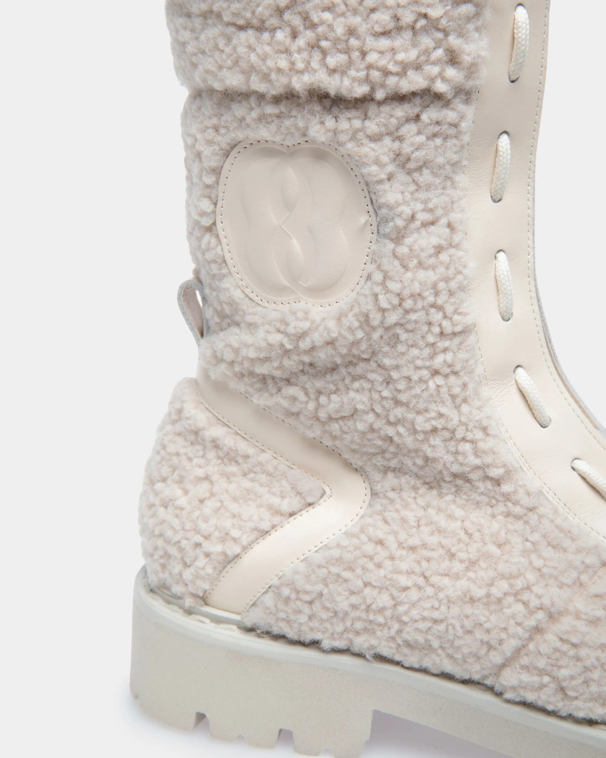 Enga Boots In Bone Leather