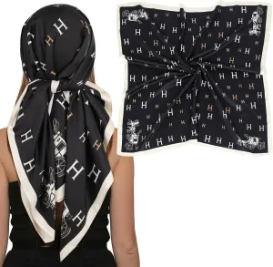 EXTREE Women's 35 inch Fashion Headscarf Silk Satin Scarf for Hair Wrapping at Night Bandana Square Scarf for Sleeping