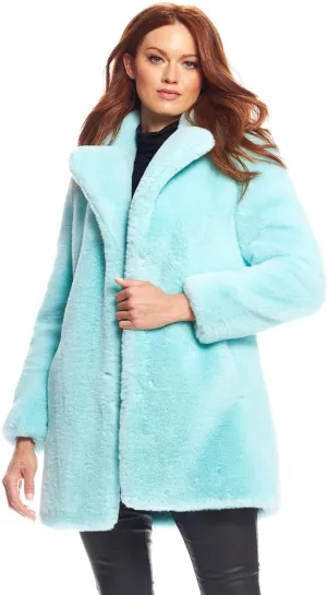 Fabulous-Furs Donna Salyers Cherry Faux Fur Le Mink Jacket