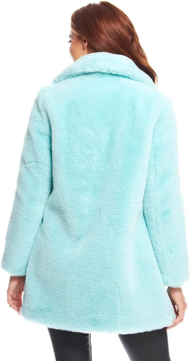 Fabulous-Furs Donna Salyers Cherry Faux Fur Le Mink Jacket