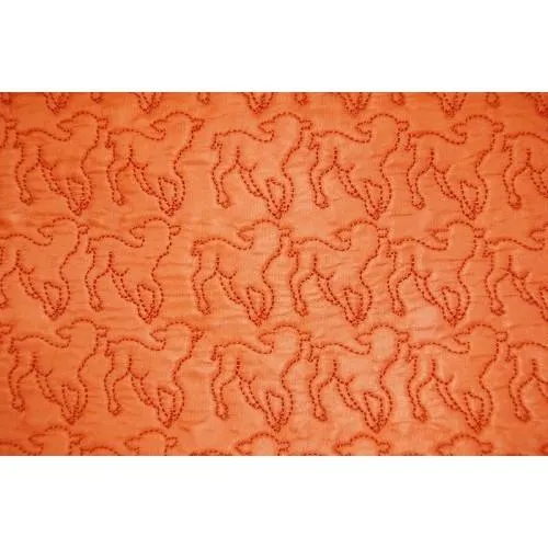 FARLEY -  Womens Orange Lamb Embroidered Stitching Unique Handbag