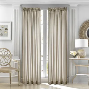 Farmington Woven Sheer Panel, Mocha, 54" X 72"