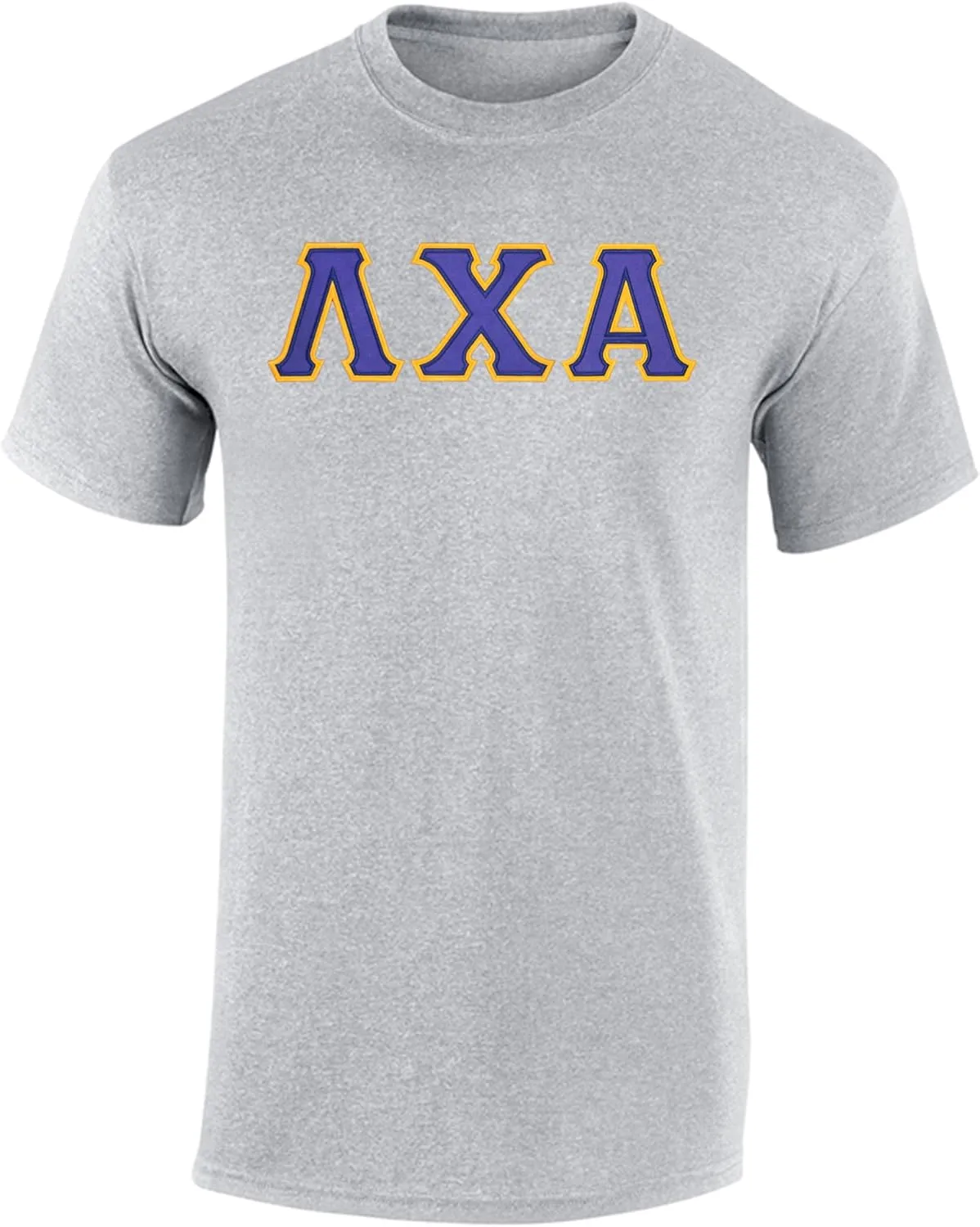 Fashion Greek Lambda Chi Alpha Twill Letter Tee