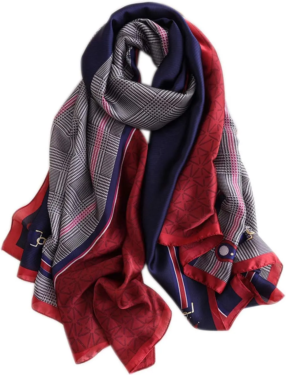 Fashion Scarves Scarf Silk Feeling Scarves Long Lightweight Sunscreen Shawls for Women