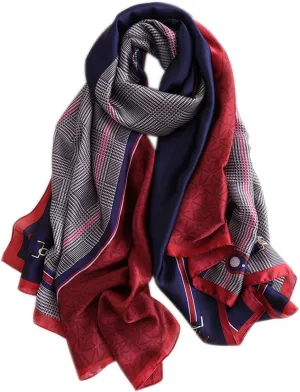 Fashion Scarves Scarf Silk Feeling Scarves Long Lightweight Sunscreen Shawls for Women