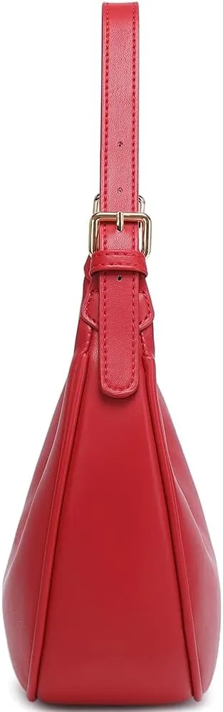 Fashion Small Crescent Underarm Shoulder Bag for Women Trendy Purse Hobo Handbags Clutch Crossbody Bag
