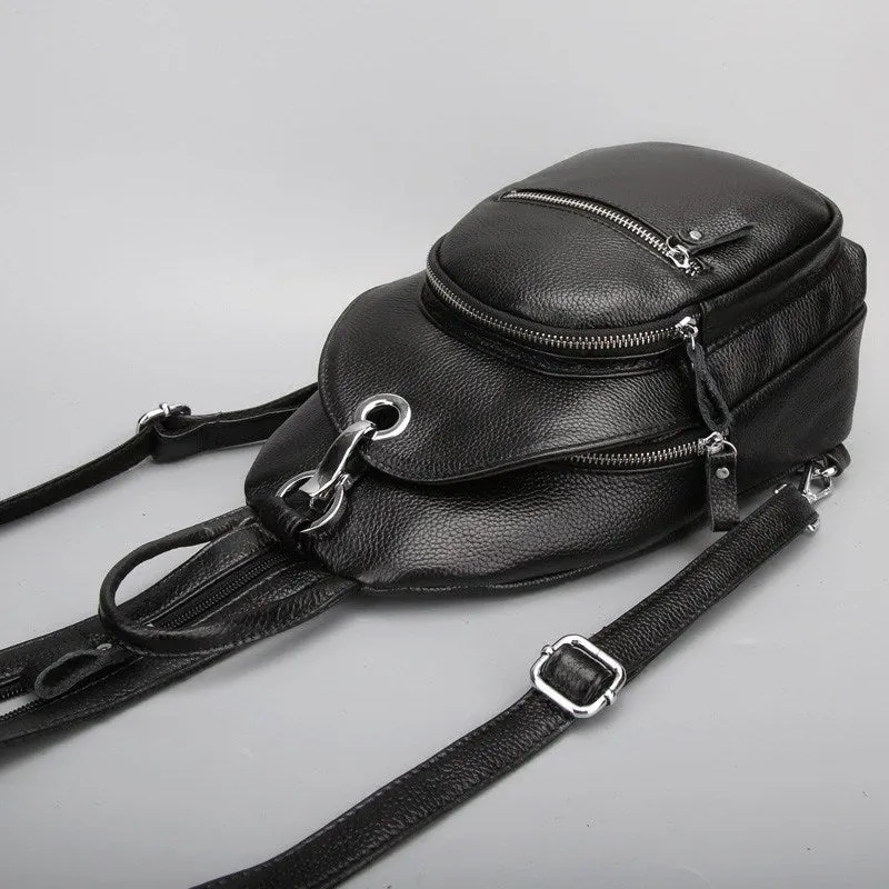 Fashion Women's Leather First Layer Cowhide Backpacks