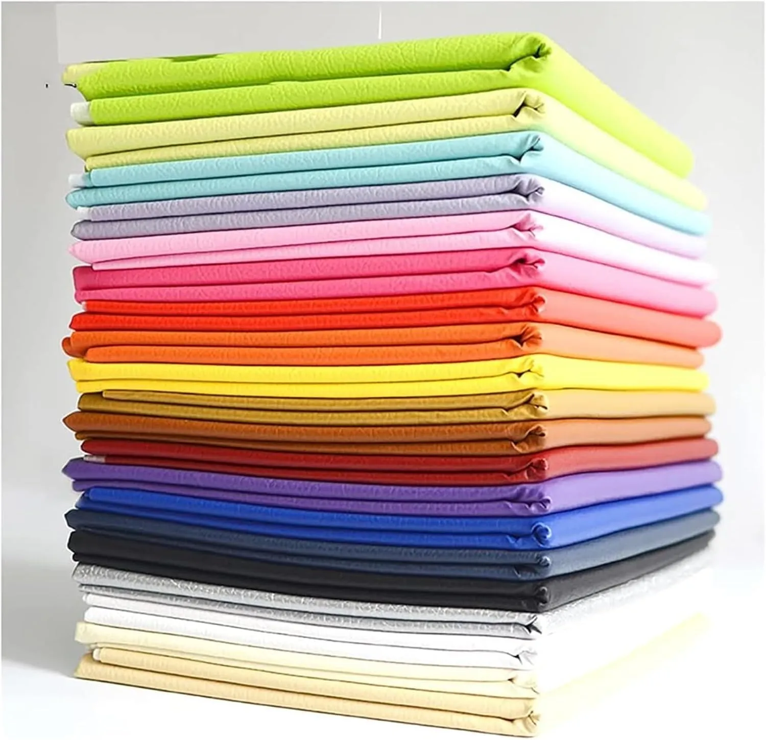 Faux Leather Fabric，Leathaire Fabric， Litchi Leatherette Faux Leatherette Materia(1.4X9m)