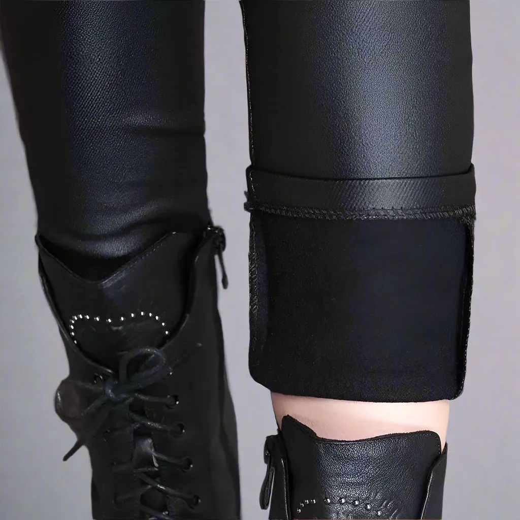 Faux PU Leather Pant