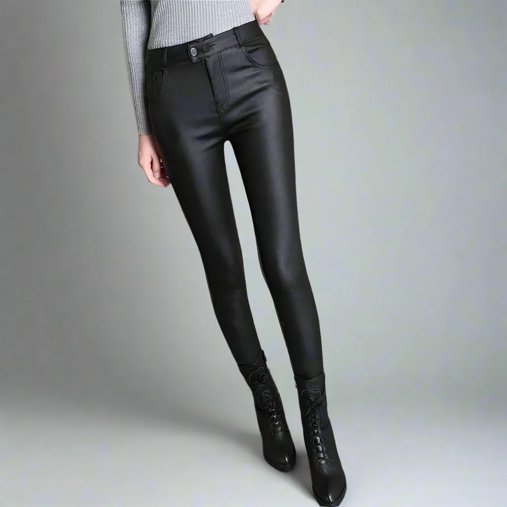 Faux PU Leather Pant