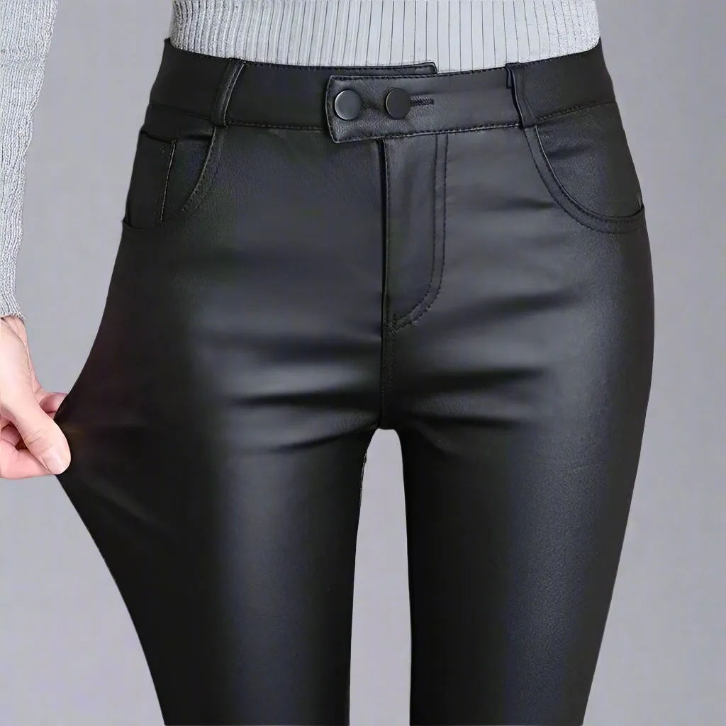 Faux PU Leather Pant