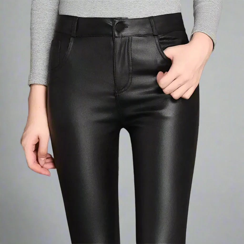 Faux PU Leather Pant