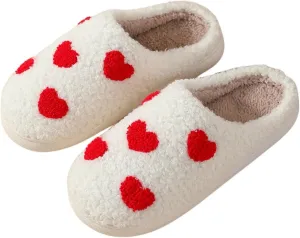 FAYUEKEY House Slippers for Women Fuzzy Mens Fruit Series Strawberry Bedroom Shoes