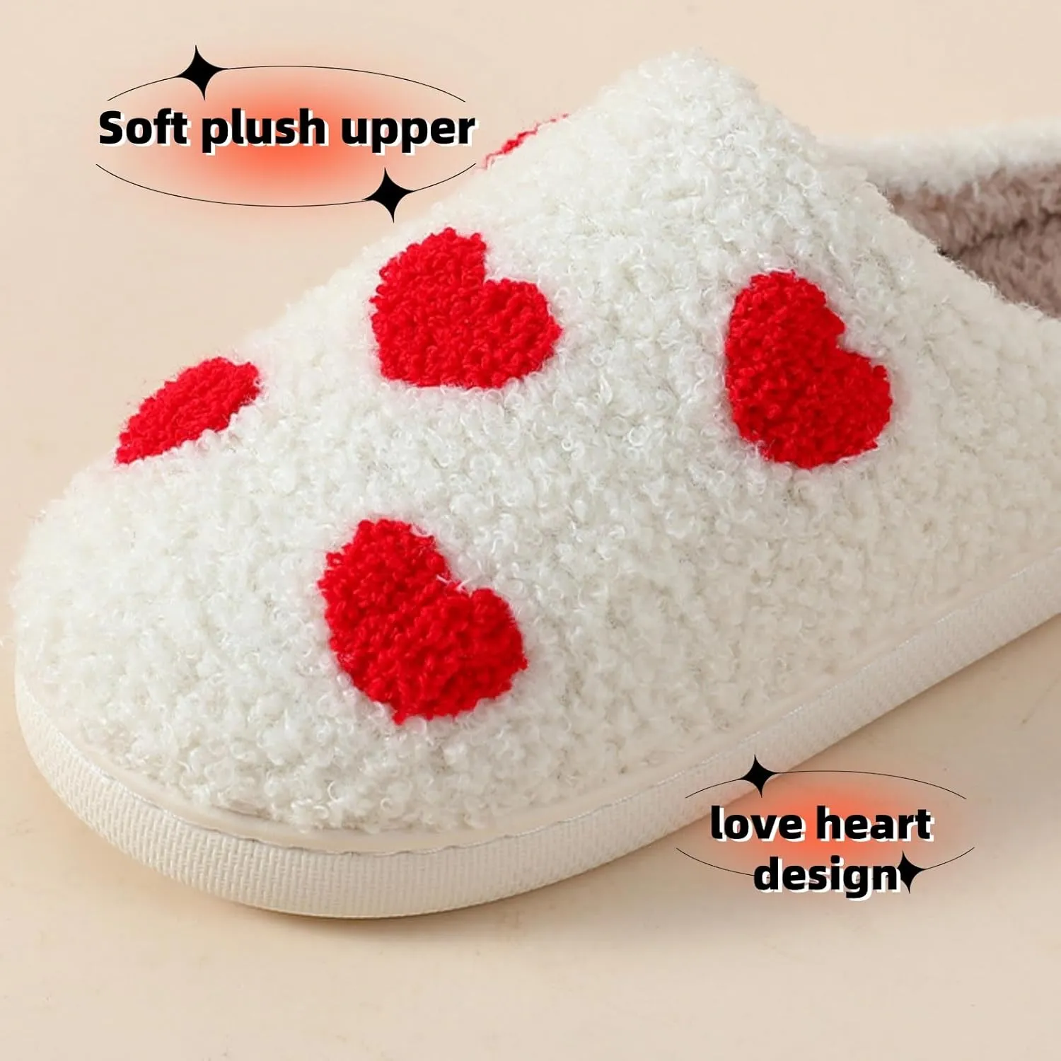 FAYUEKEY House Slippers for Women Fuzzy Mens Fruit Series Strawberry Bedroom Shoes