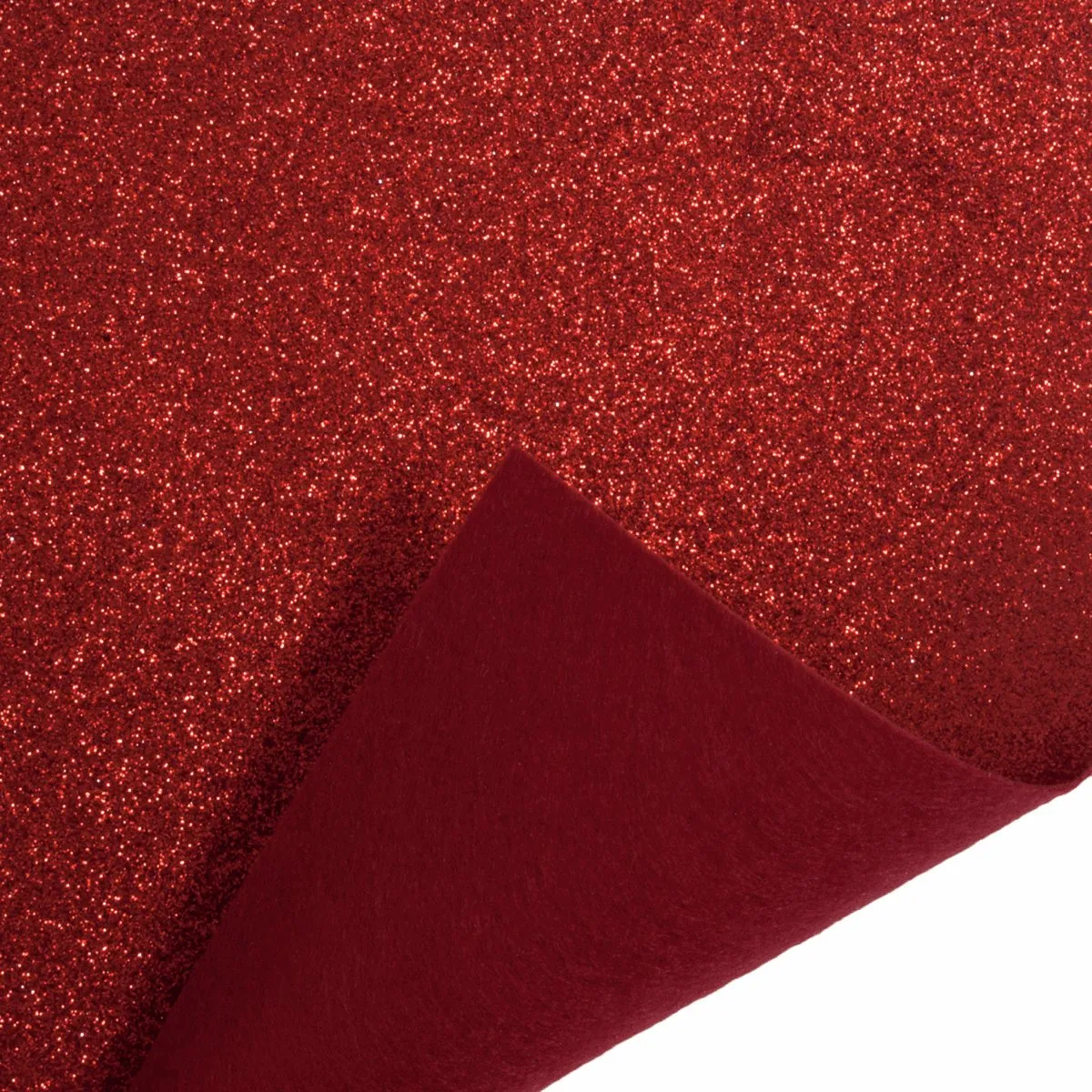 Felt - Glitter - Red