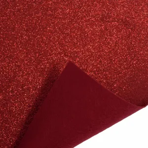Felt - Glitter - Red