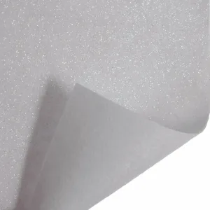 Felt - Glitter - White