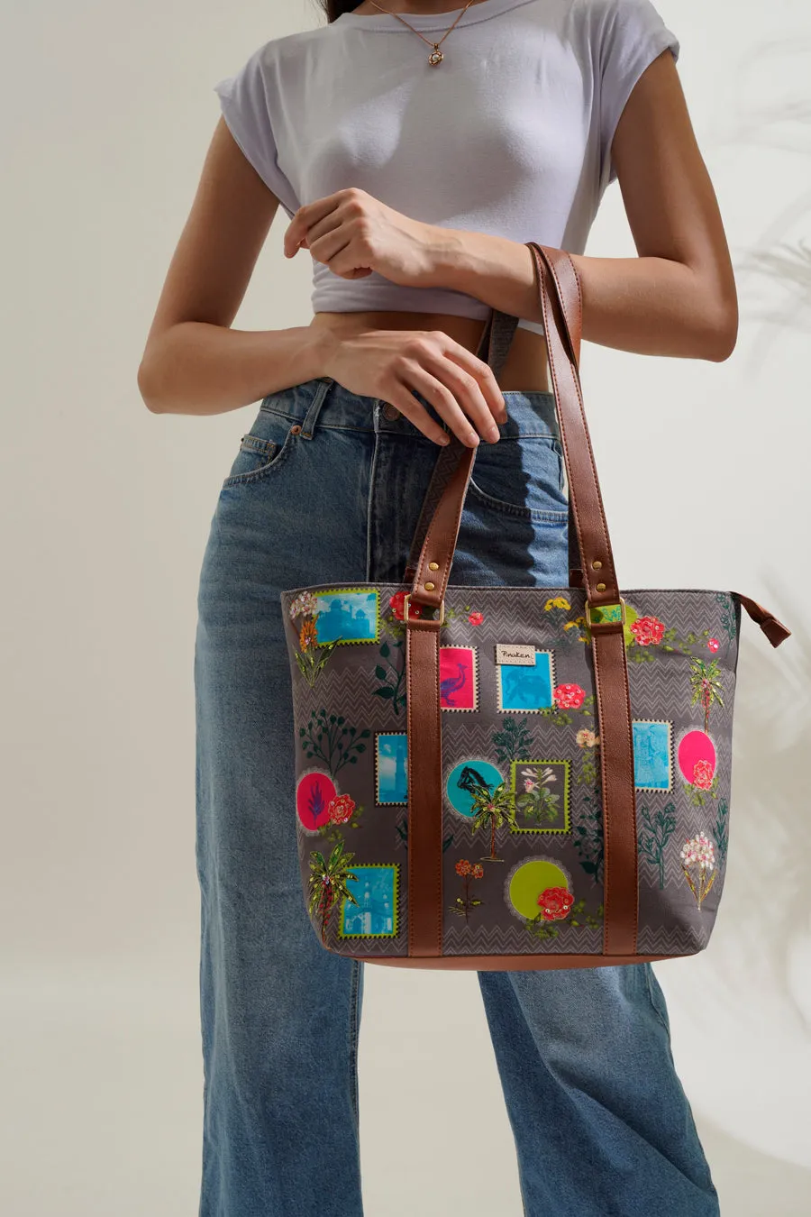 Flora & Fauna Office Tote Bag