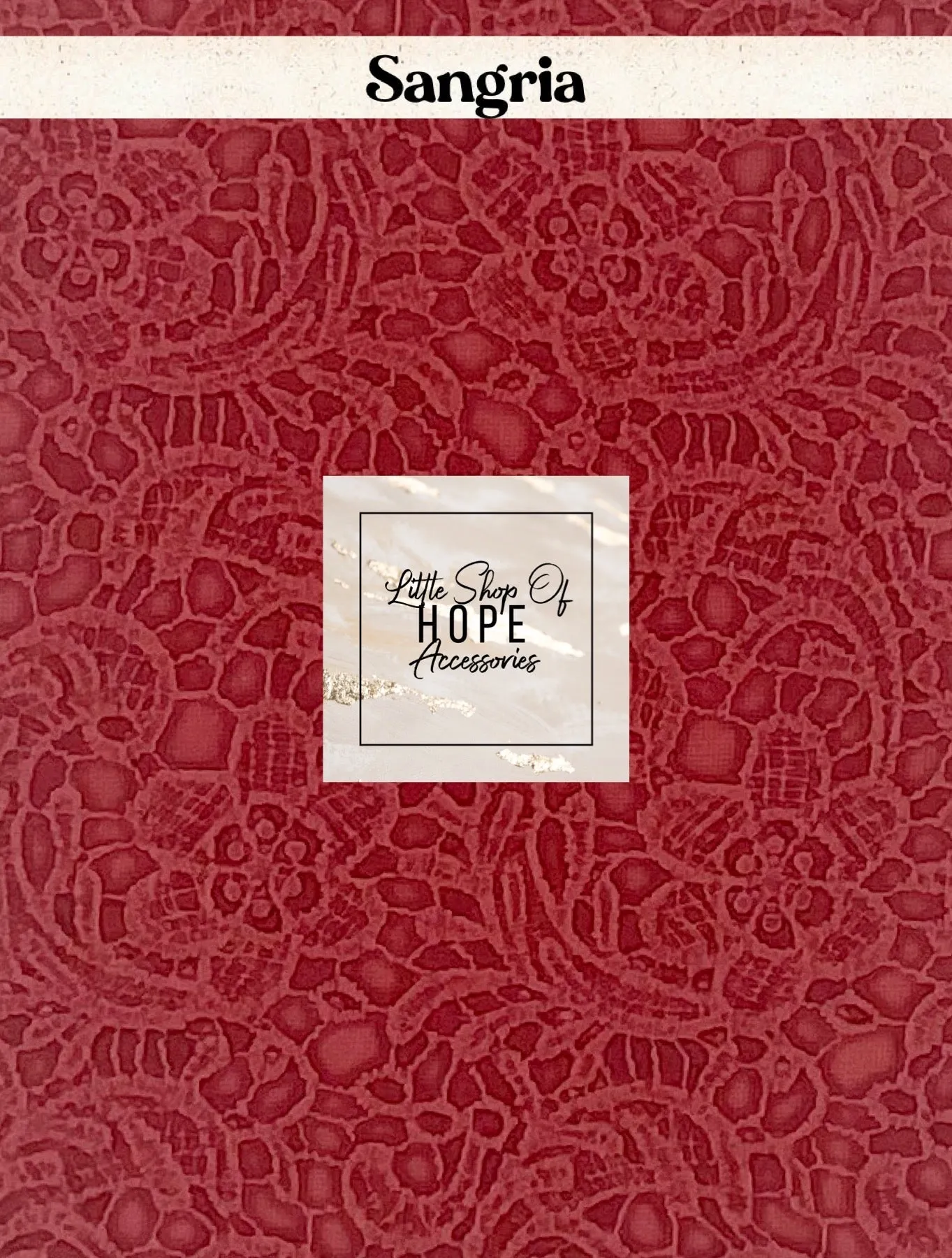Floral Embossed 3" Bow