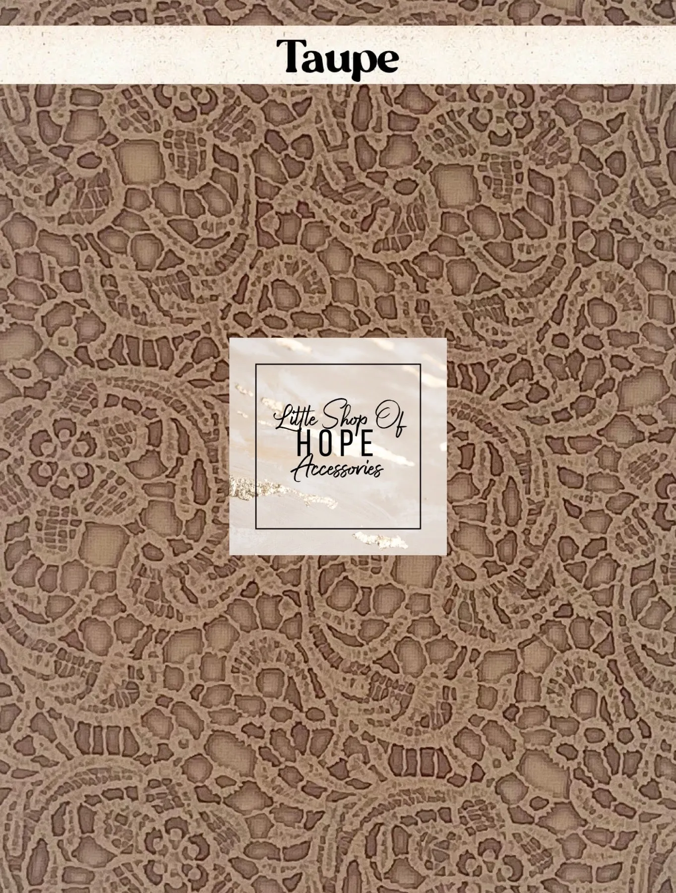 Floral Embossed 3" Bow