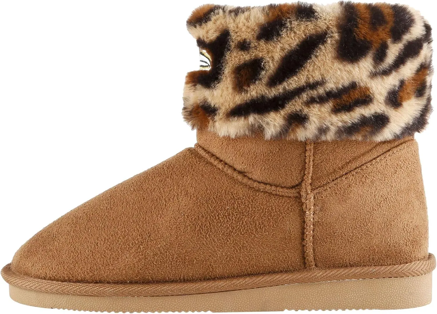 FOCO Womens NFL Team Logo Cheetah Boots