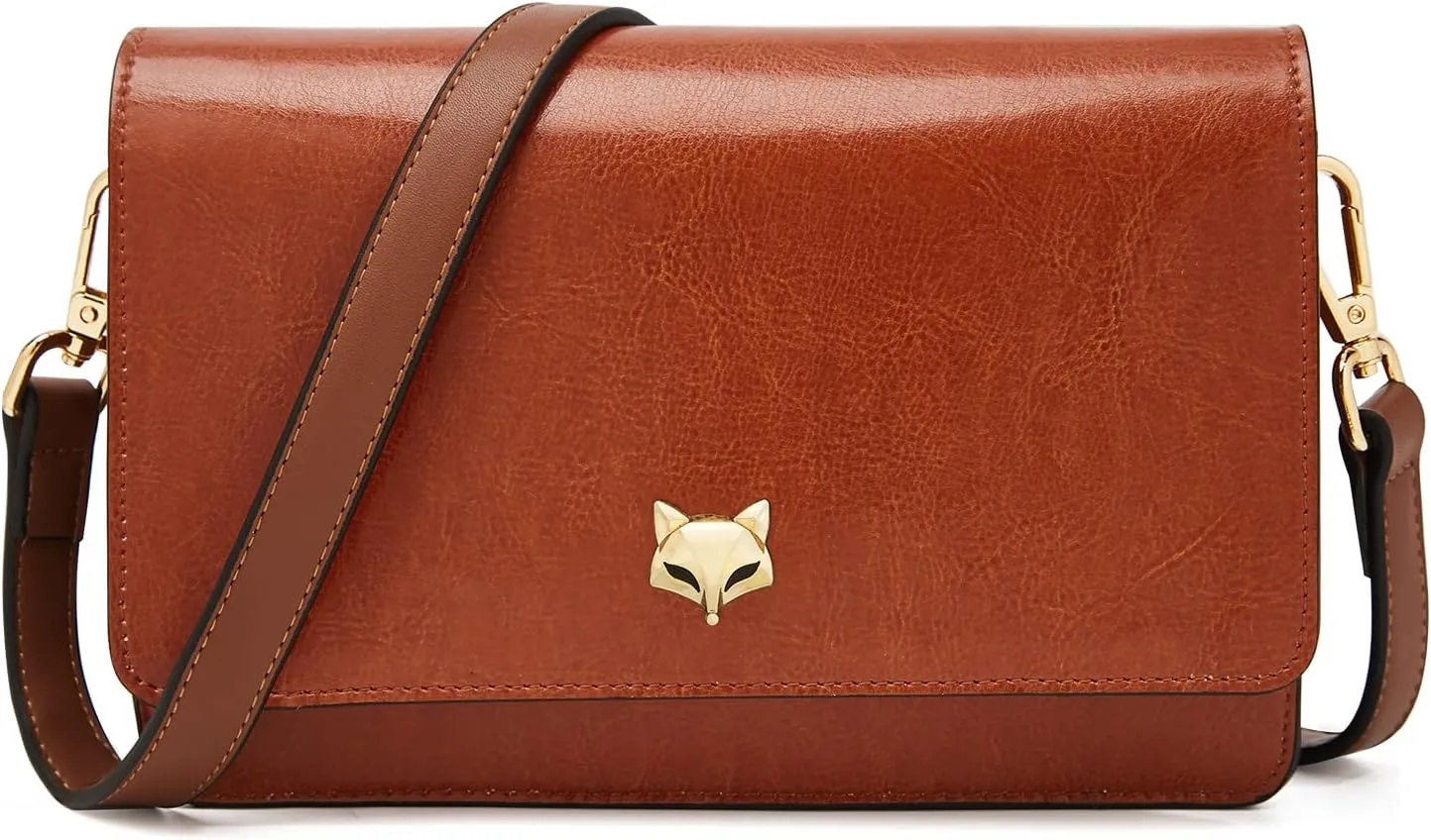 FOXLOVER Small Crossbody Bags for Women,Mini Faux Leather Ladies Cell Phone Shoulder Bag Fashion Wallet Clutch Purse