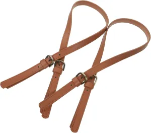 Gadpiparty 2 Pcs Handbag Strap Durable Tote Bag Replacement Belt for Women Dual Buckle Design Easy DIY Accessory for Stylish Pouches Brown