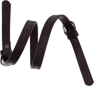 Gadpiparty Synthetic Leather Handbag Strap Dual Buckle Replacement for Tote Bags DIY Shoulder Strap for Women Classic Deep Coffee Color for Handbags and Pouches