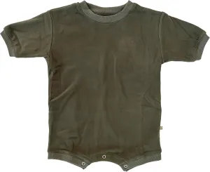 Geneve Oversized Brushed Jersey Romper - Angel Wing Embroidery - Cozy