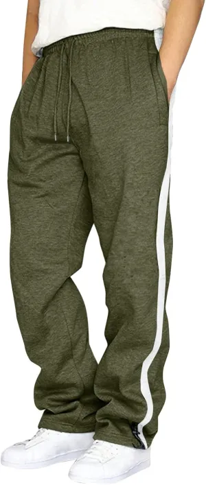 GIERIDUC Cargo Pants for Men Relaxed Fit Mens Straight Leg Track Pants Dress Pants for Skinny Guys Heavyweight Joggers Mens