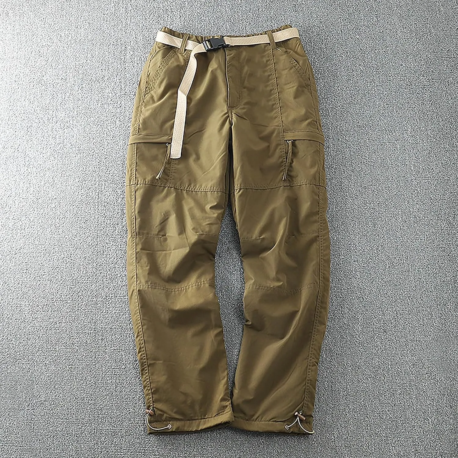 GIERIDUC Men's Water Resistant Hiking Pants Men Cargo Pants with Pockets 28X30 Slim Fit Dress Pants Mens Tapered Dress Pants