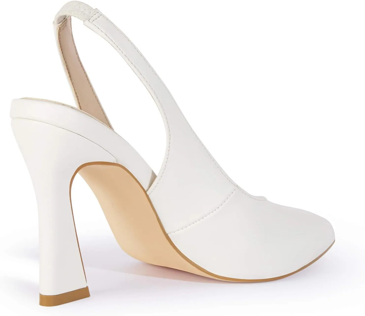 gihubafuil Womens Slingback Kitten Heels Closed Pointed Toe Wedding Party Dress Pumps Shoes