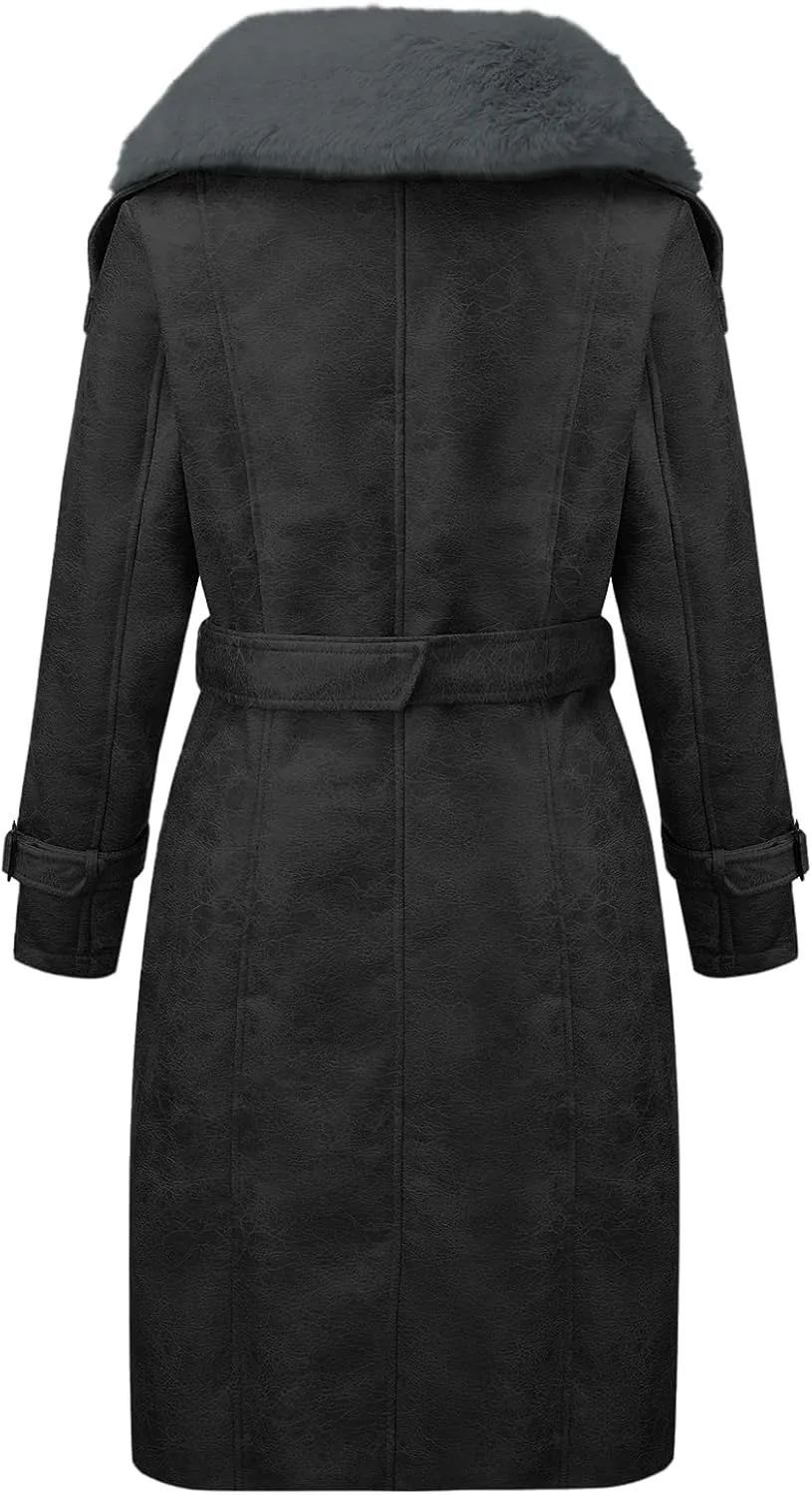 Giolshon Women's Puffer Coat Long-Sleeve Winter Warm Hood Jacket with Pocket