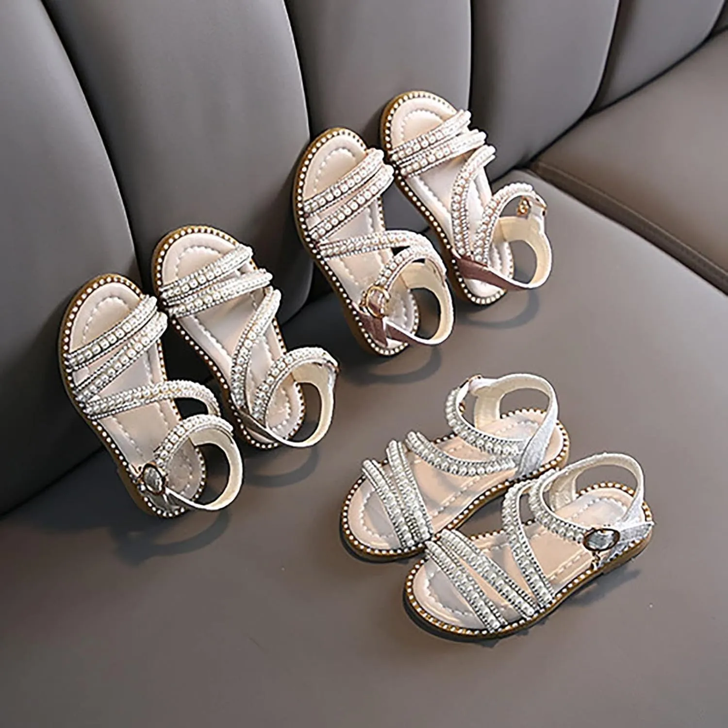 Girl Adjustable High Heels Shoe Toddler Kids Ballroom Performance Dance Infant Satin Latin Dance Shoes