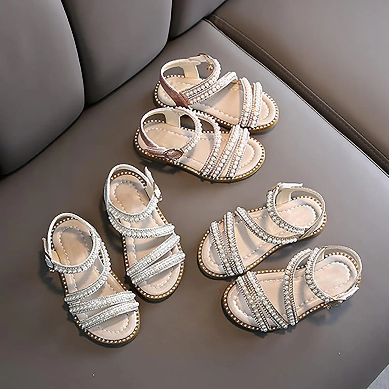 Girl Adjustable High Heels Shoe Toddler Kids Ballroom Performance Dance Infant Satin Latin Dance Shoes