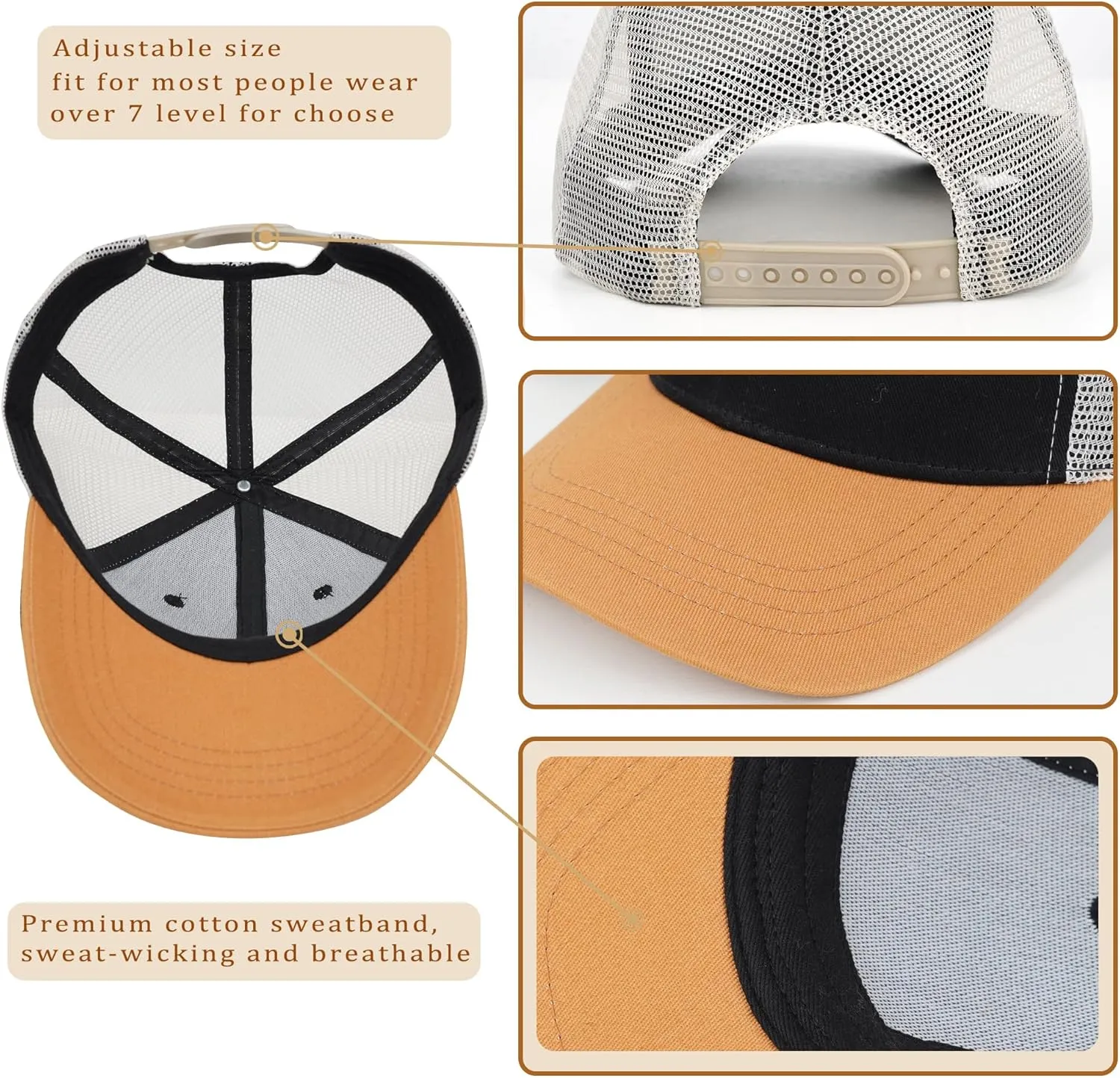 Girl Father Daddy Gifts Dad Hats for Men, Adjustable Dad Trucker Hat, Fathers Day Birthday Gifts from Daughter