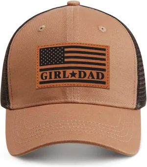 Girl Father Daddy Gifts Dad Hats for Men, Adjustable Dad Trucker Hat, Fathers Day Birthday Gifts from Daughter