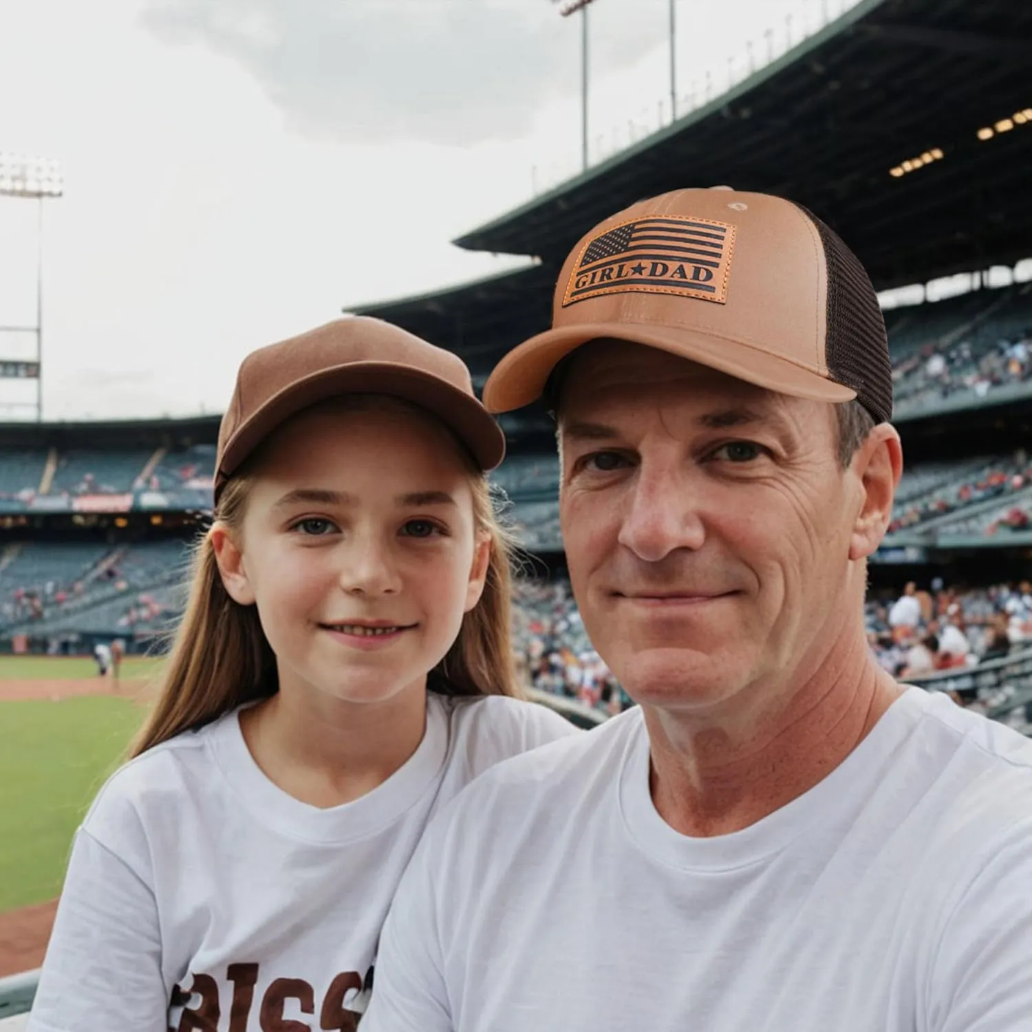 Girl Father Daddy Gifts Dad Hats for Men, Adjustable Dad Trucker Hat, Fathers Day Birthday Gifts from Daughter