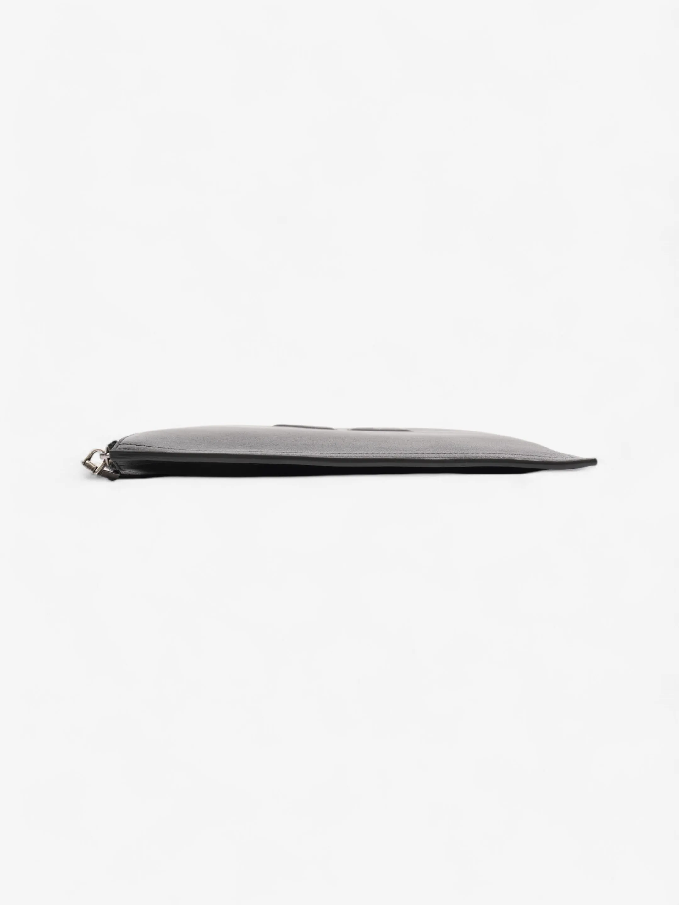 Givenchy 4G Emblem Clutch Black Leather Large