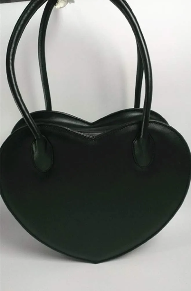 GK-O Fashion Women Heart Shaped Bag Lolita Handbag Clutch Purse Wallet PU Handbag