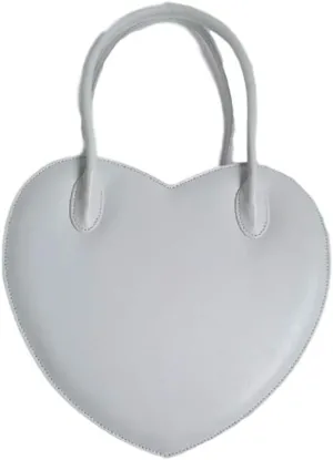 GK-O Fashion Women Heart Shaped Bag Lolita Handbag Clutch Purse Wallet PU Handbag