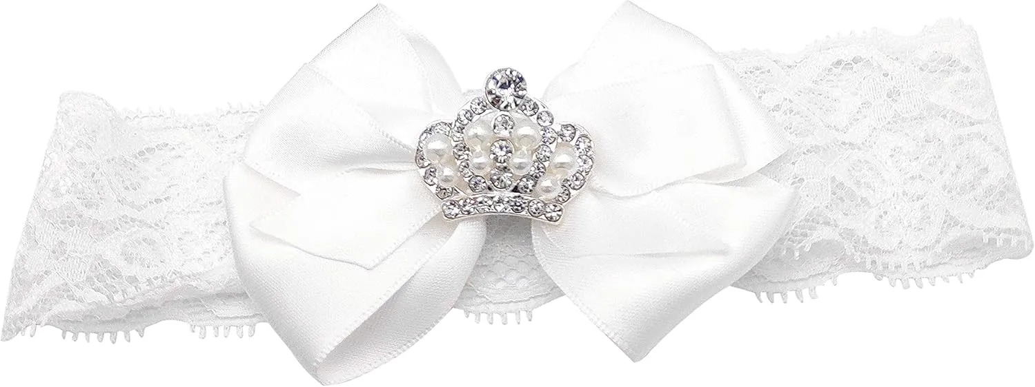 Glamulice Baby-Girls Newborn Satin Christening Baptism Floral Embroidered Dress Gown Outfit