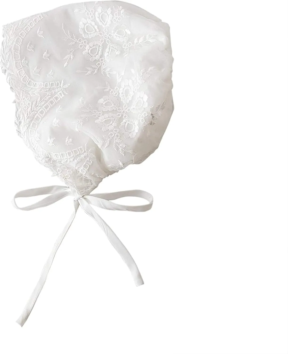 Glamulice Baby-Girls Newborn Satin Christening Baptism Floral Embroidered Dress Gown Outfit