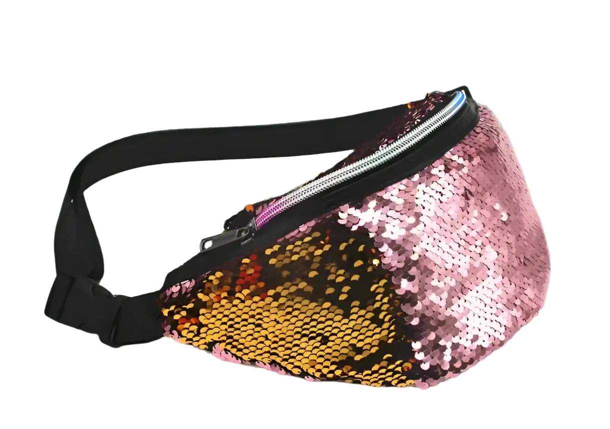 GlimmerPack Sequins Waist Bag